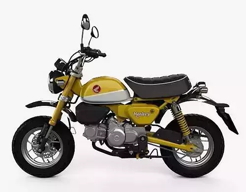 2800 Honda Monkey125 Motorcycle 3D model