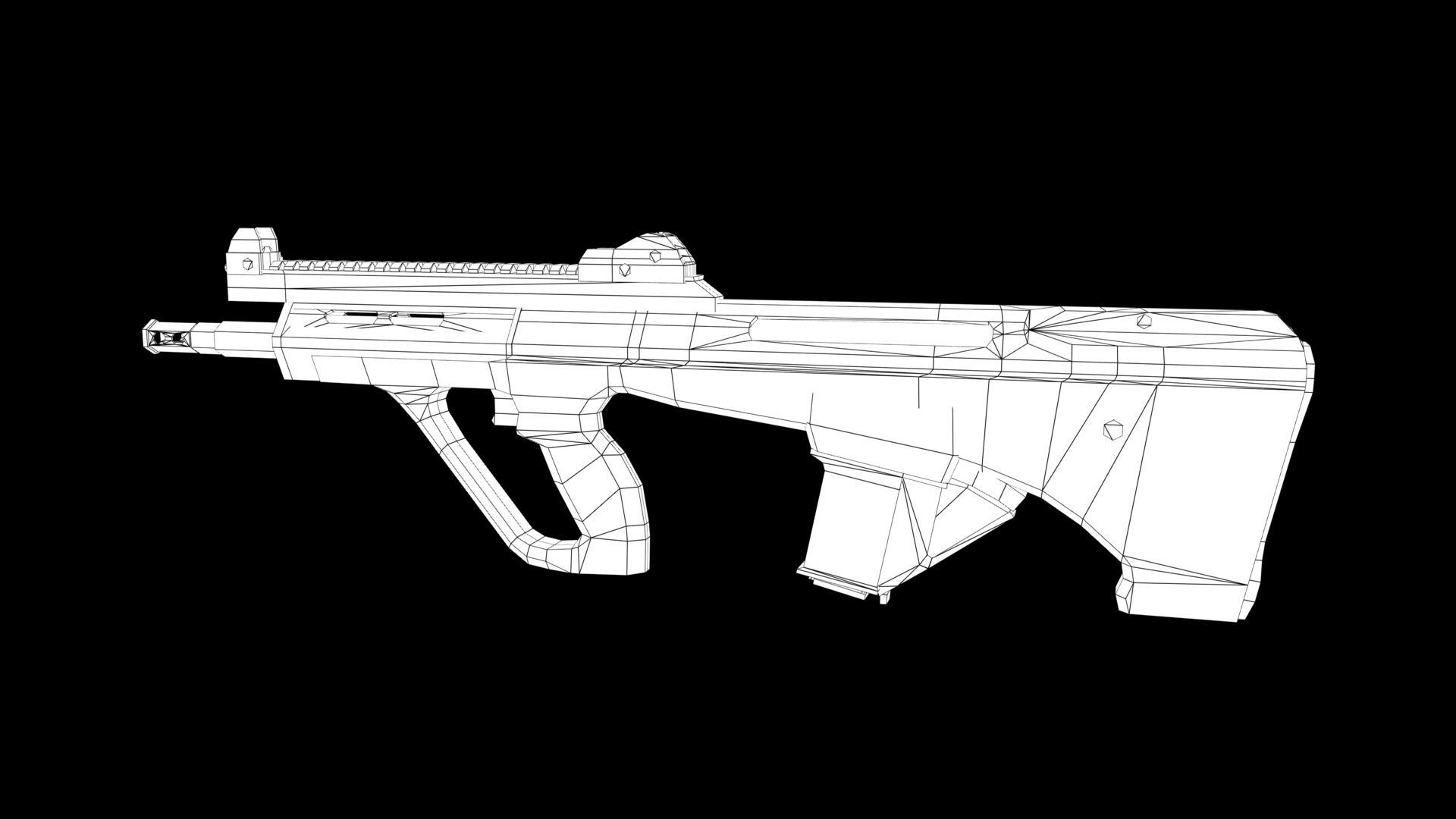 sci-fi gun 3D model_9