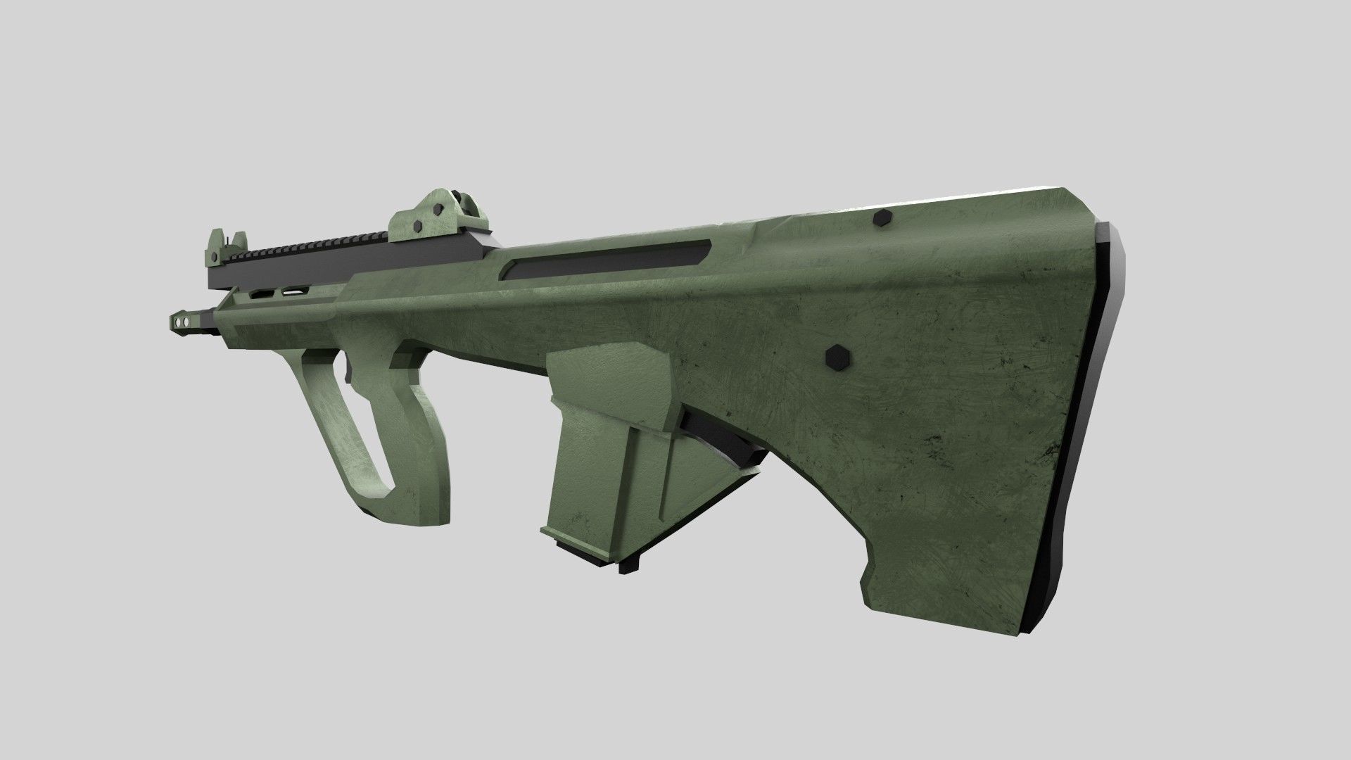 sci-fi gun 3D model_5