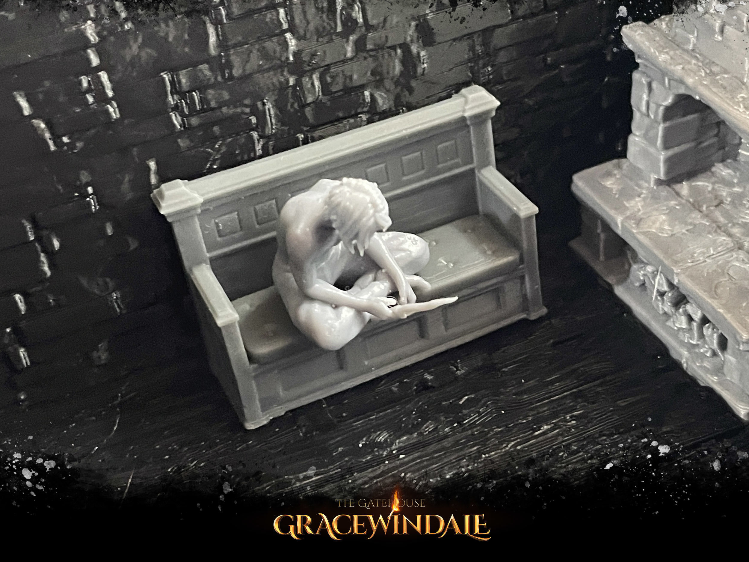 Gatehouse - Couch 3D print model_2