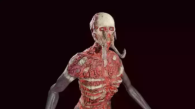 Experiment Low-poly 3D model