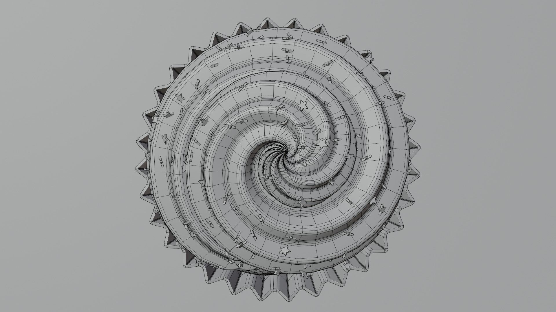 Chocolate cupcake 3D model Low-poly 3D model_8