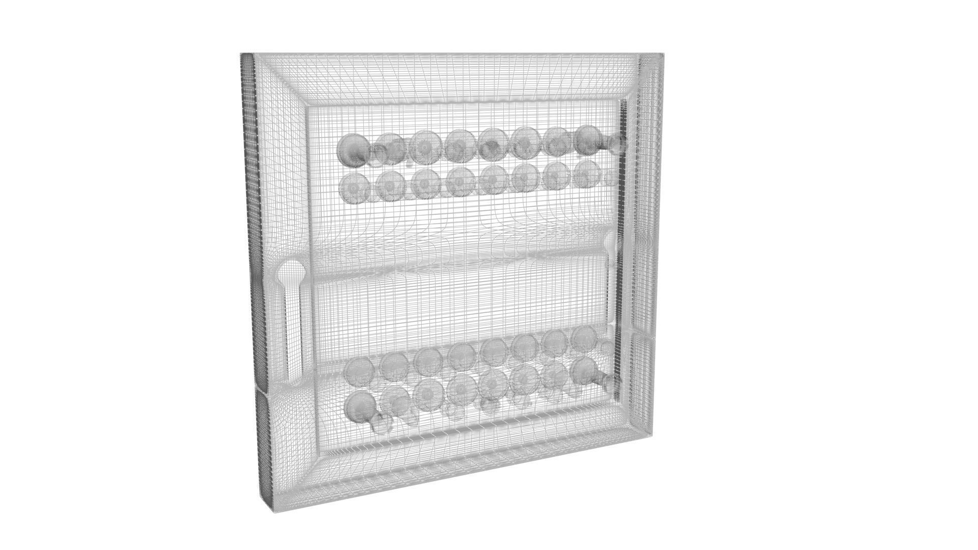 Wall Mounted Chess Set 3D model_23