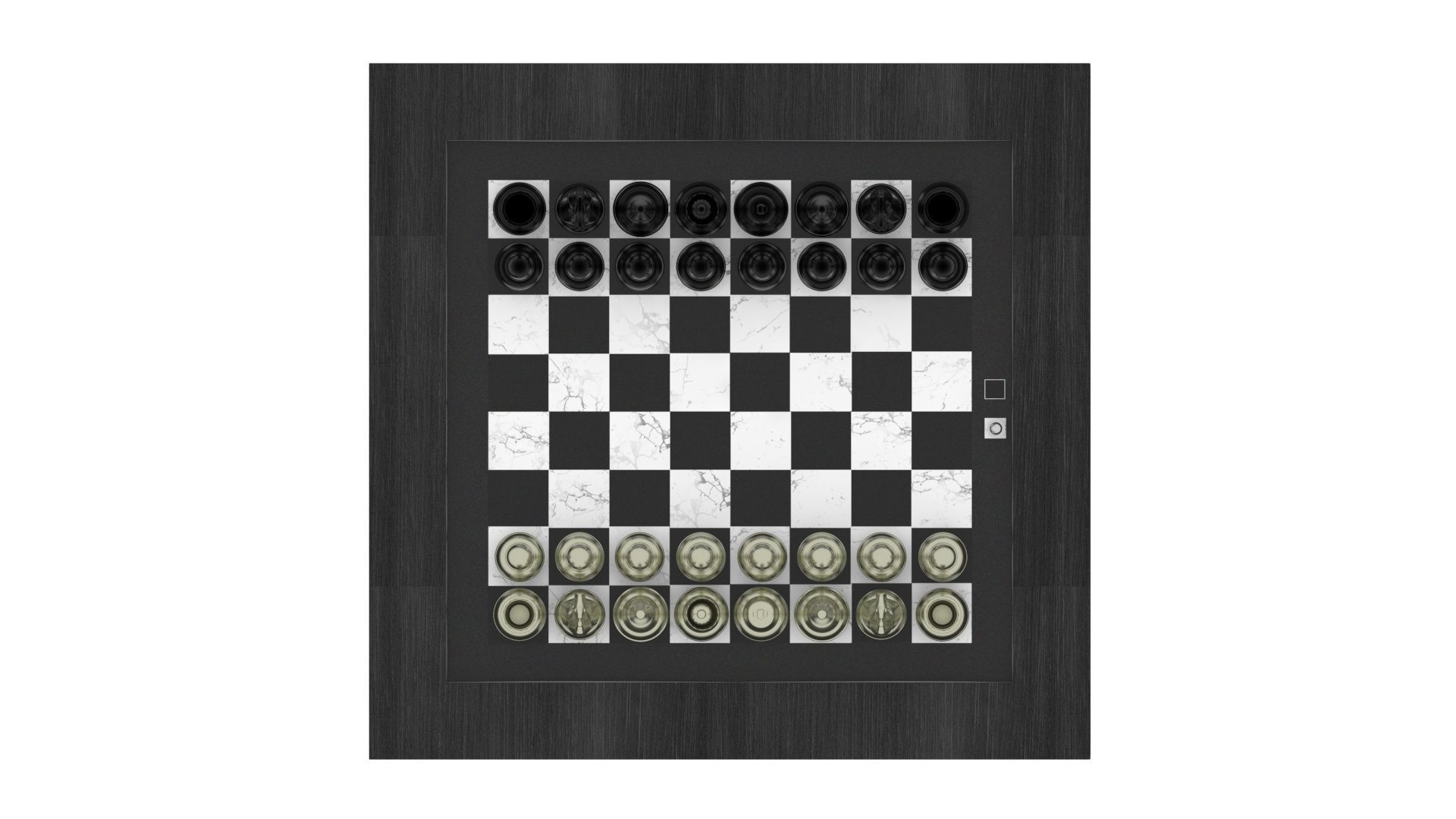 Wall Mounted Chess Set 3D model_16