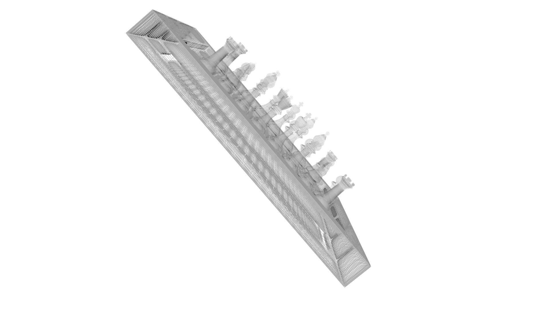 Wall Mounted Chess Set 3D model_24