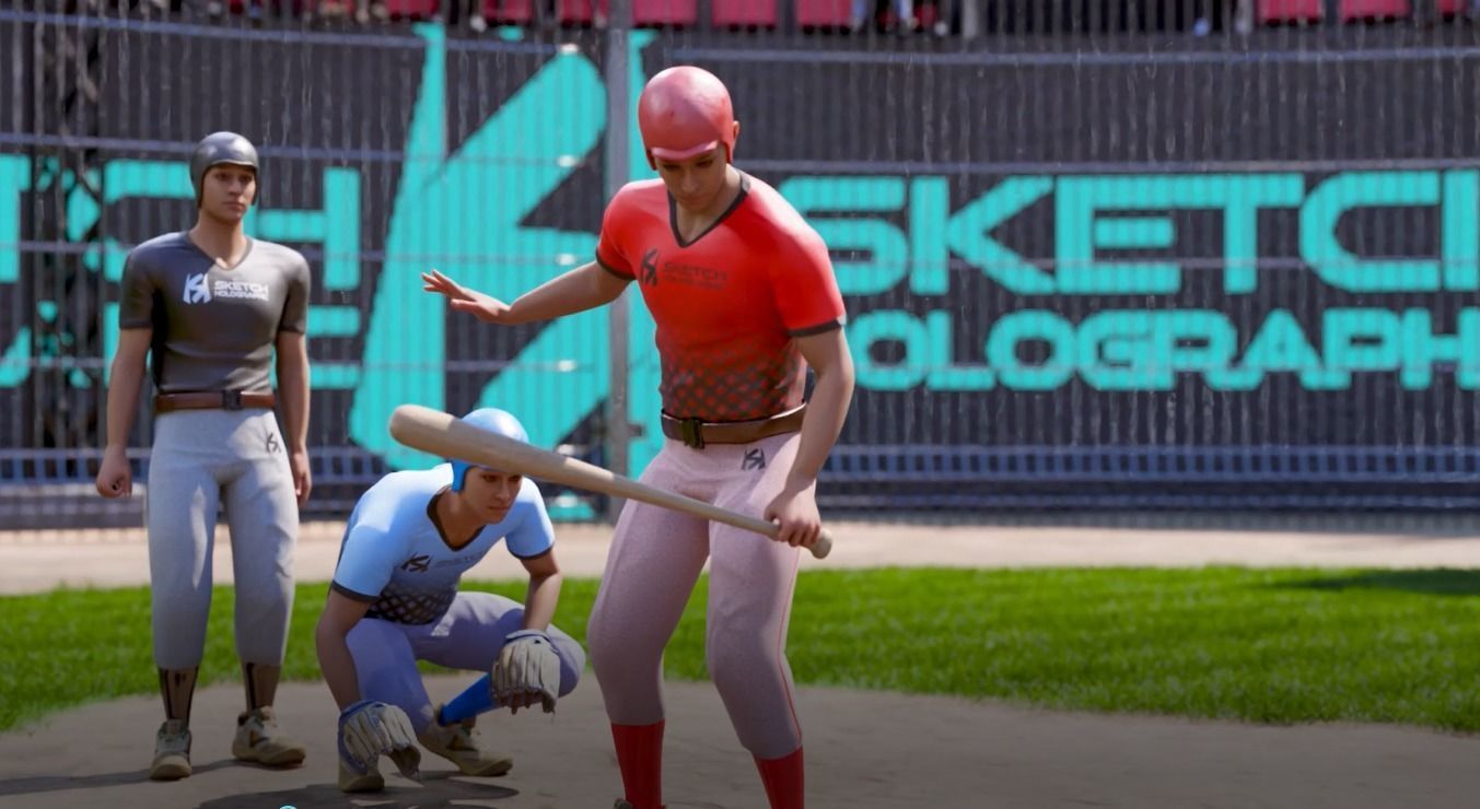 BASEBALL STADIUM Low-poly 3D model_6