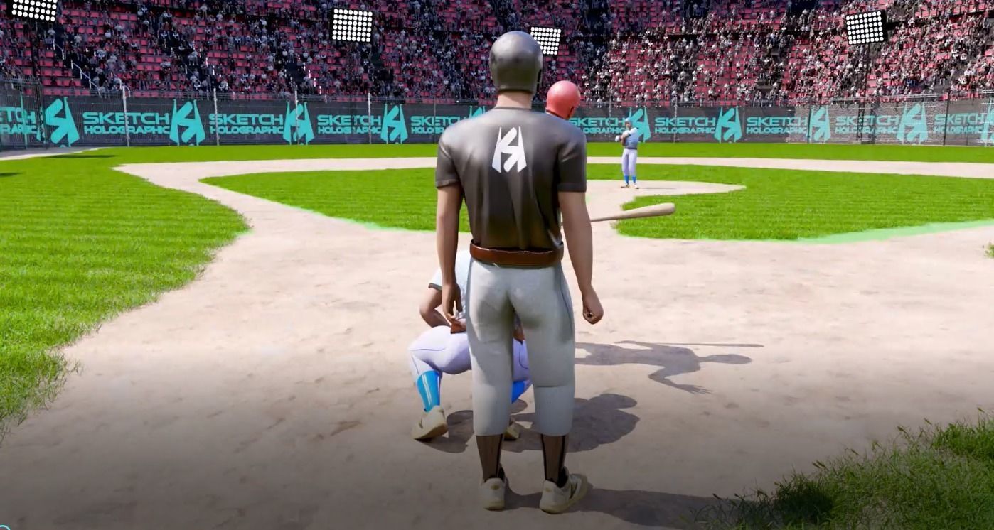 BASEBALL STADIUM Low-poly 3D model_5