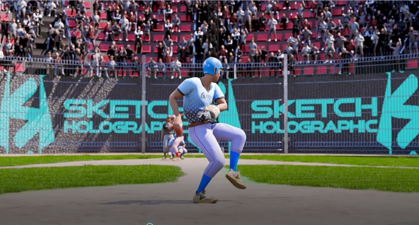 BASEBALL STADIUM Low-poly 3D model_7
