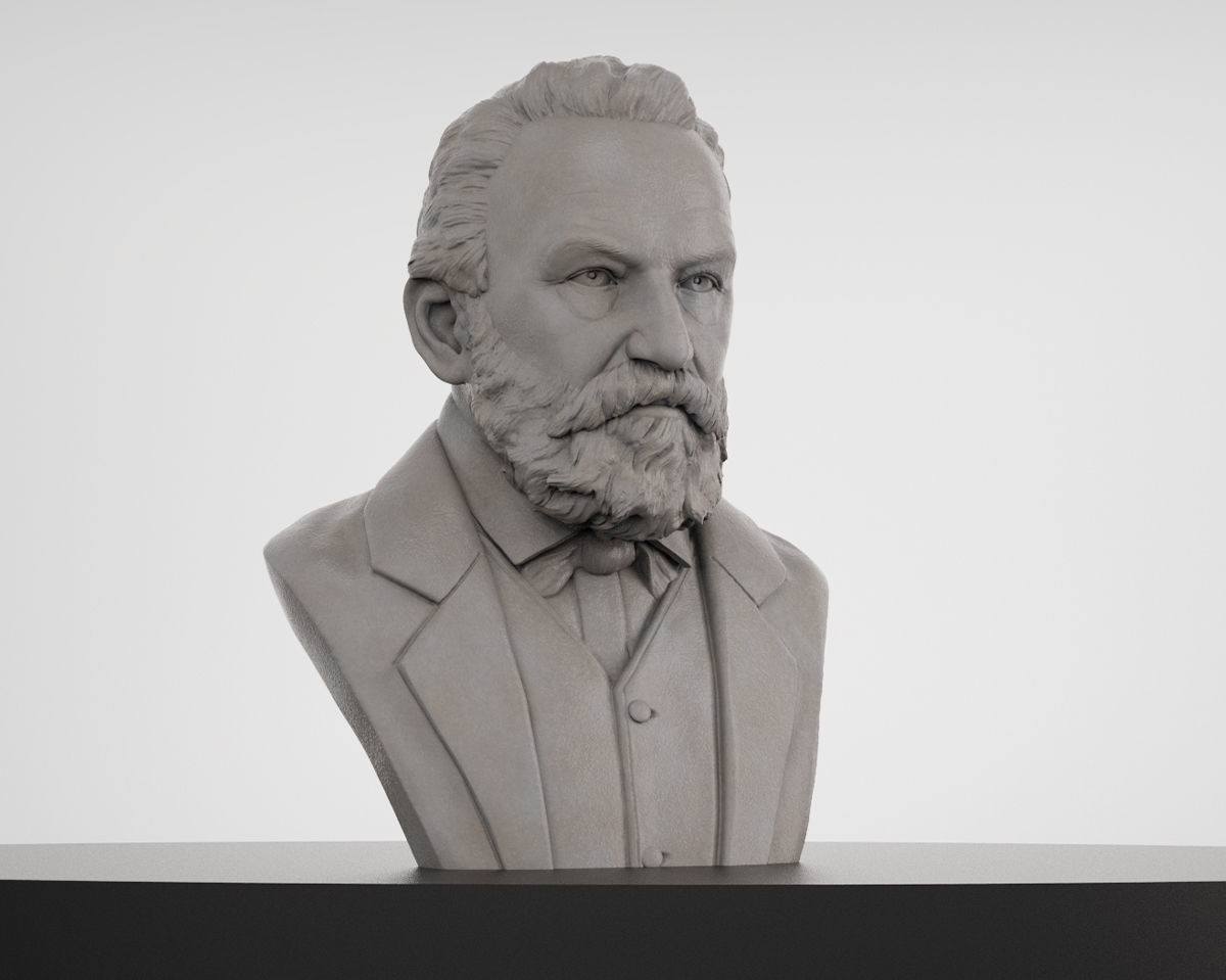 Victor Hugo 3D model 3D print model_4