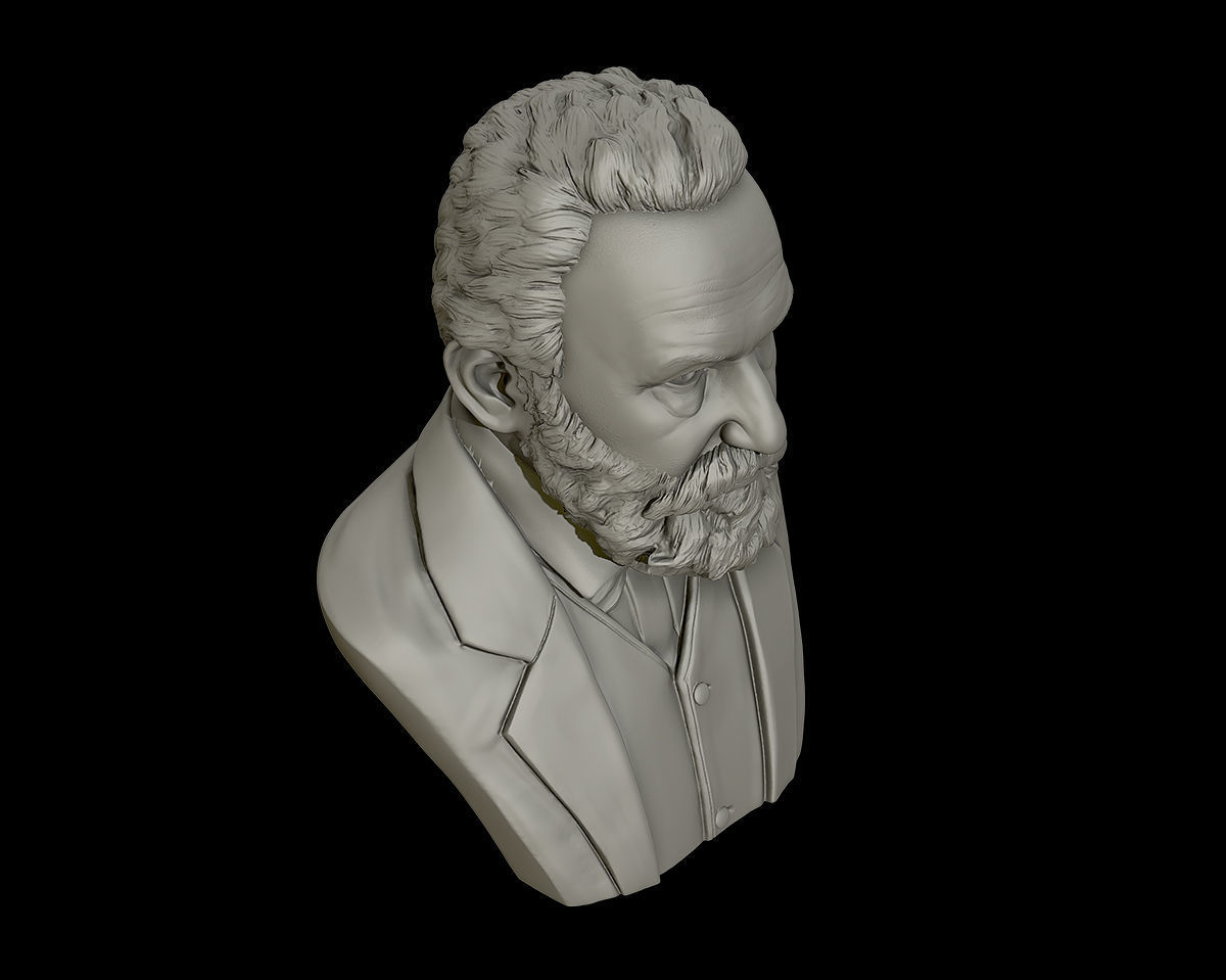 Victor Hugo 3D model 3D print model_20