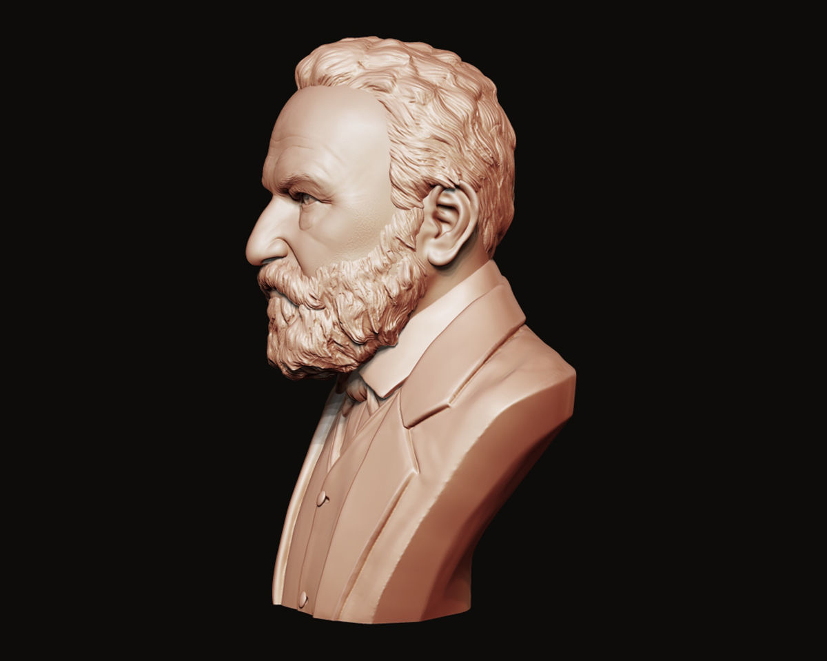 Victor Hugo 3D model 3D print model_9