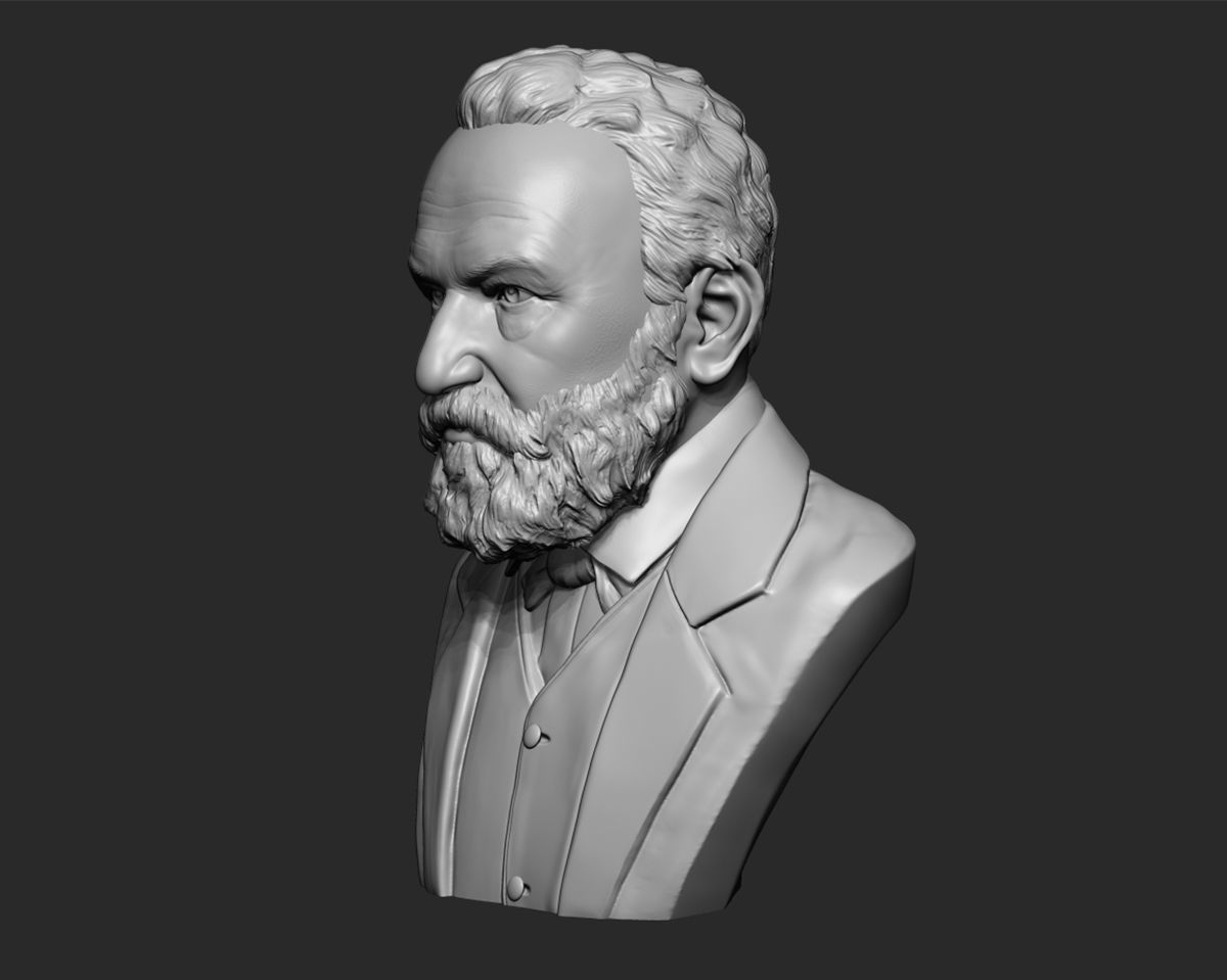 Victor Hugo 3D model 3D print model_6