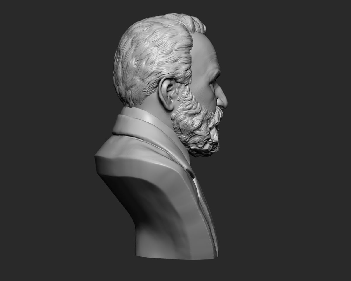 Victor Hugo 3D model 3D print model_14