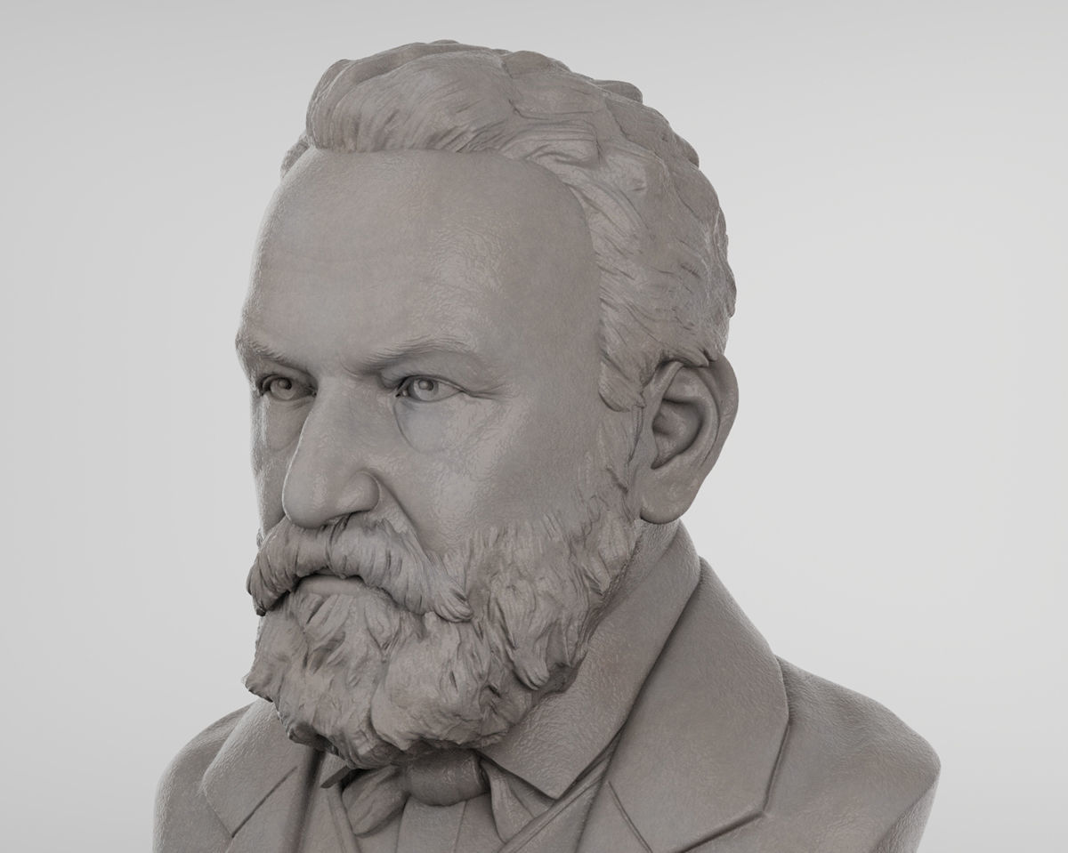 Victor Hugo 3D model 3D print model_3