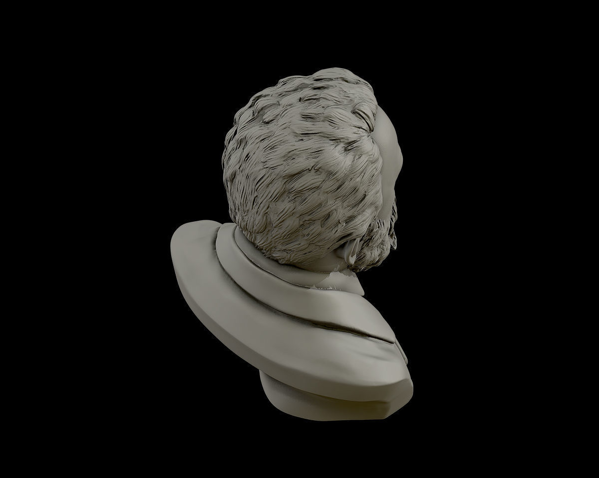 Victor Hugo 3D model 3D print model_21