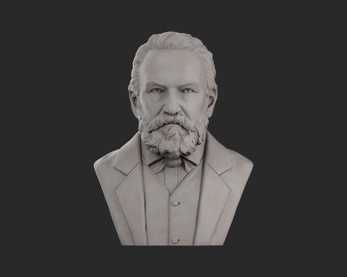 Victor Hugo 3D model 3D print model_2