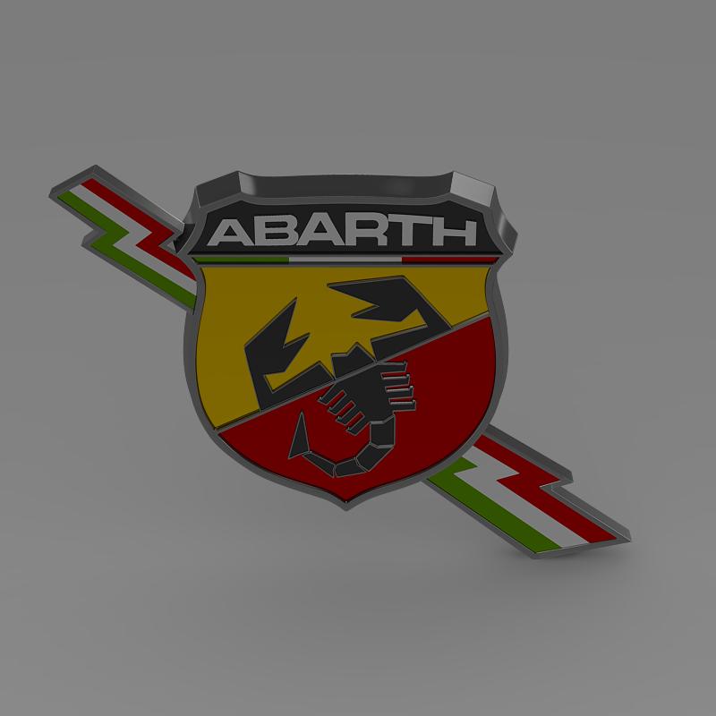 Abart L Logo 3D model_3