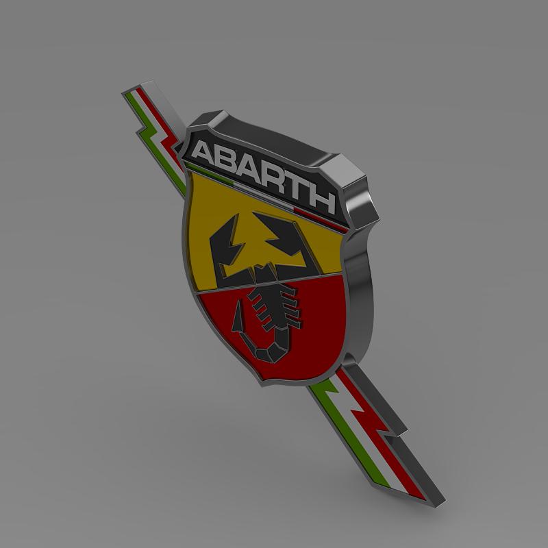 Abart L Logo 3D model_4