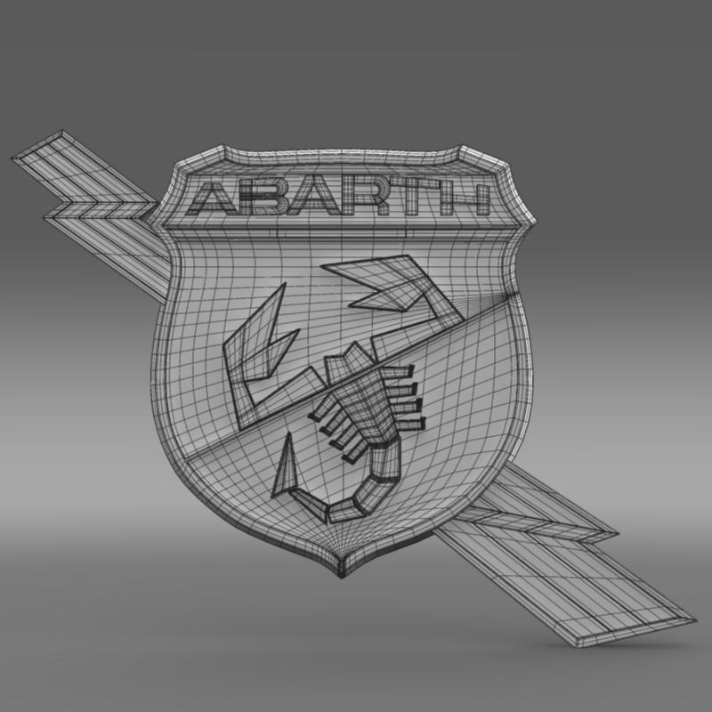 Abart L Logo 3D model_6