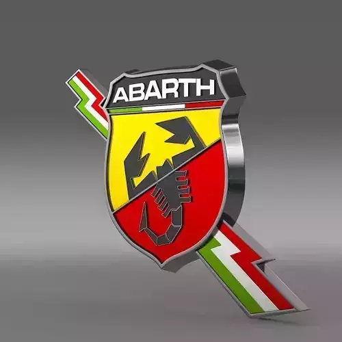 Abart L Logo 3D model Abart L Logo 3D model