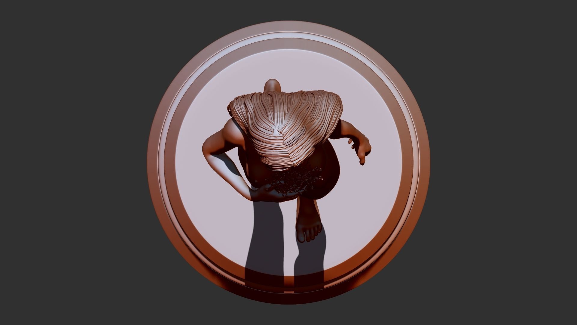 Female 3d print model 3D model_5