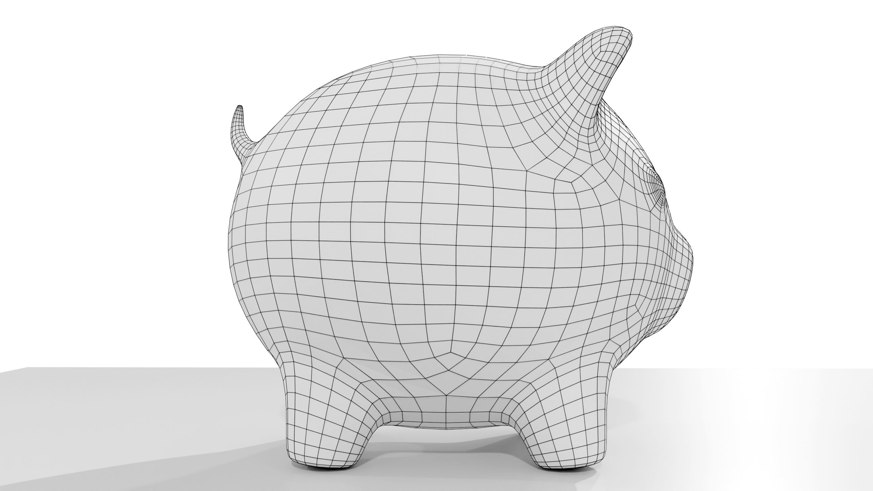 Piggy Bank 3D model_17