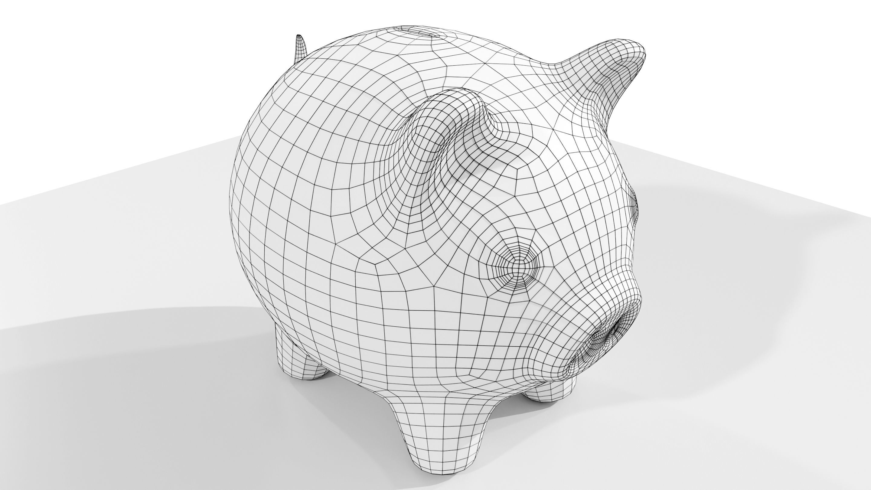 Piggy Bank 3D model_12