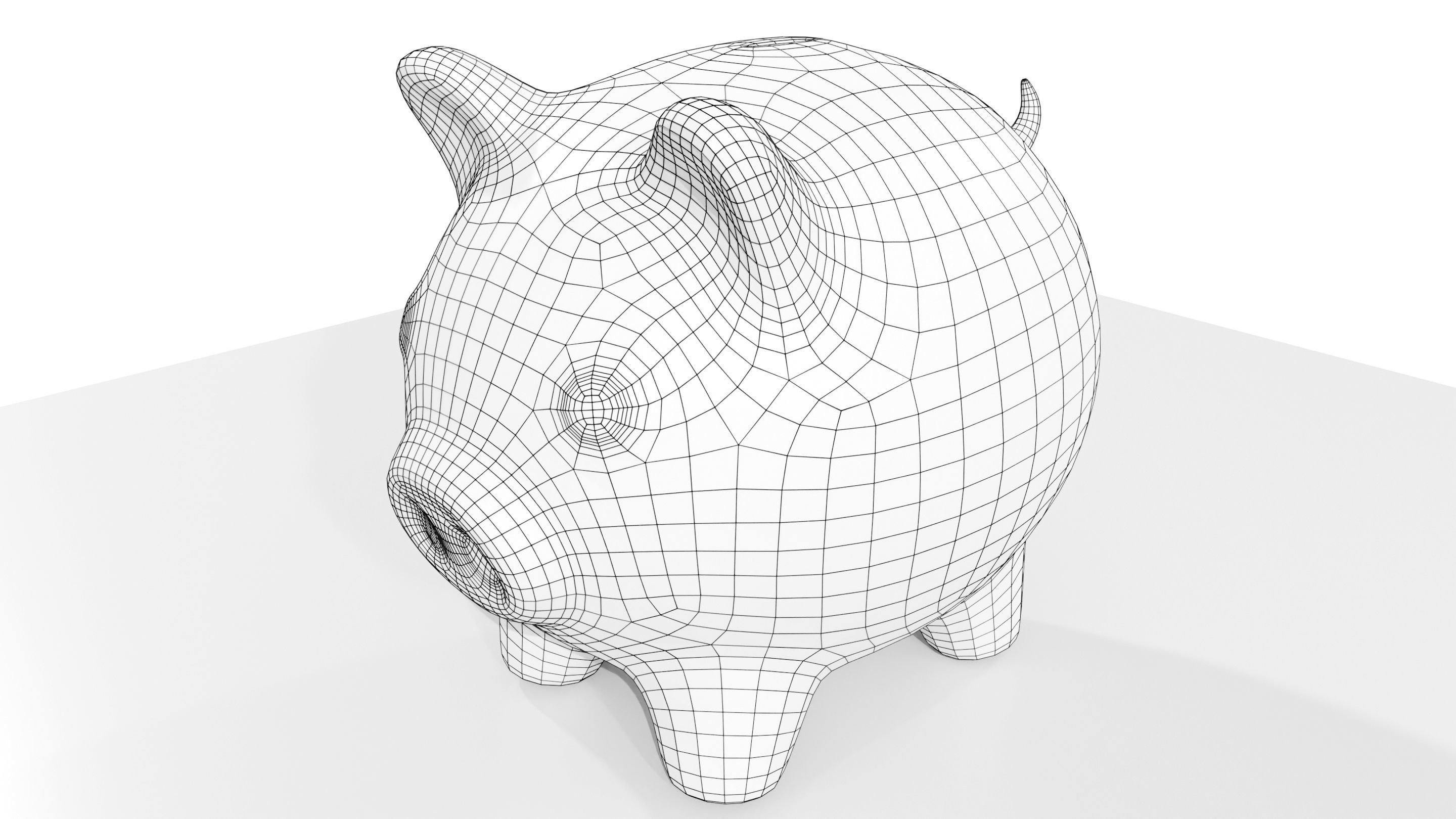 Piggy Bank 3D model_13