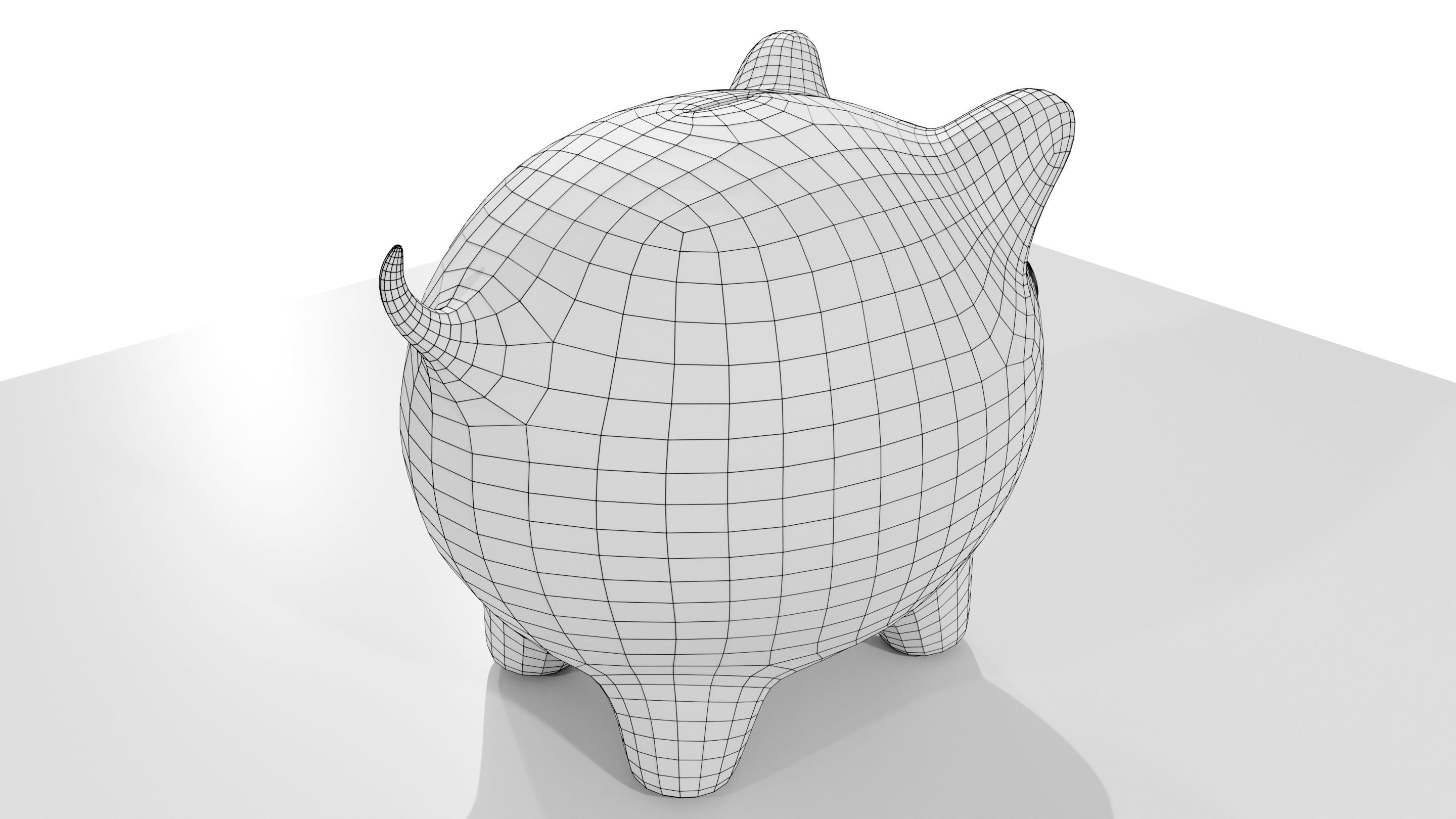 Piggy Bank 3D model_15