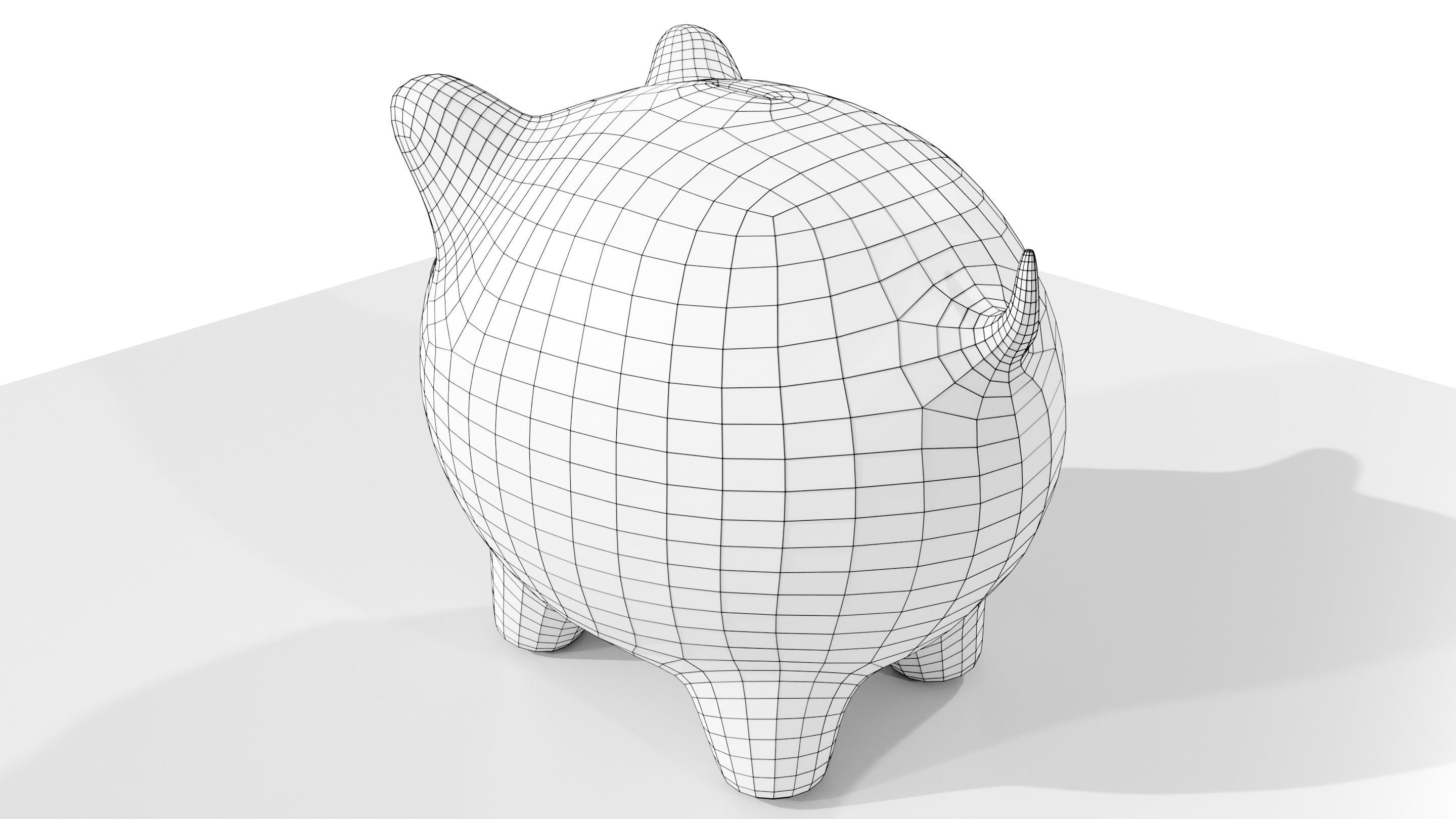 Piggy Bank 3D model_14