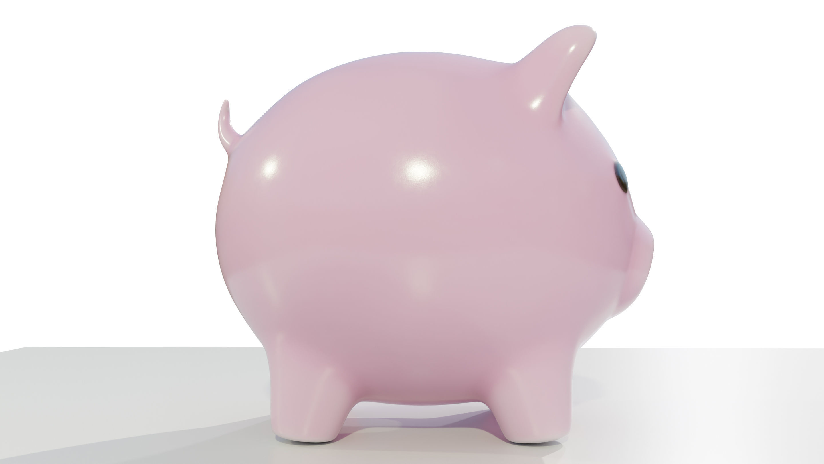Piggy Bank 3D model_7