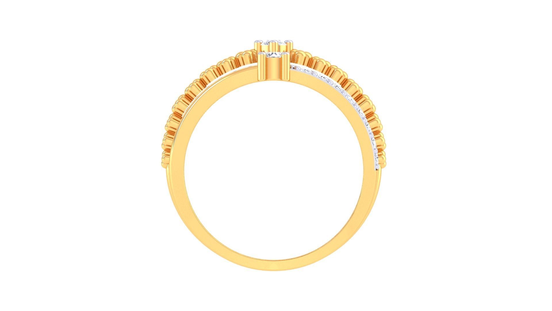 Ball High Jewelry Solitaire Diamond Cocktail Ball Ring 3dm stl 3D print model_11