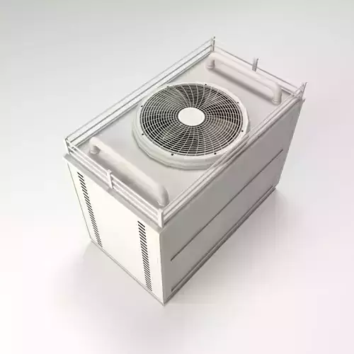Air Conditioner Low Poly Low-poly 3D model