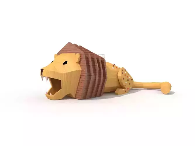 Lion Amusement Park 3D model
