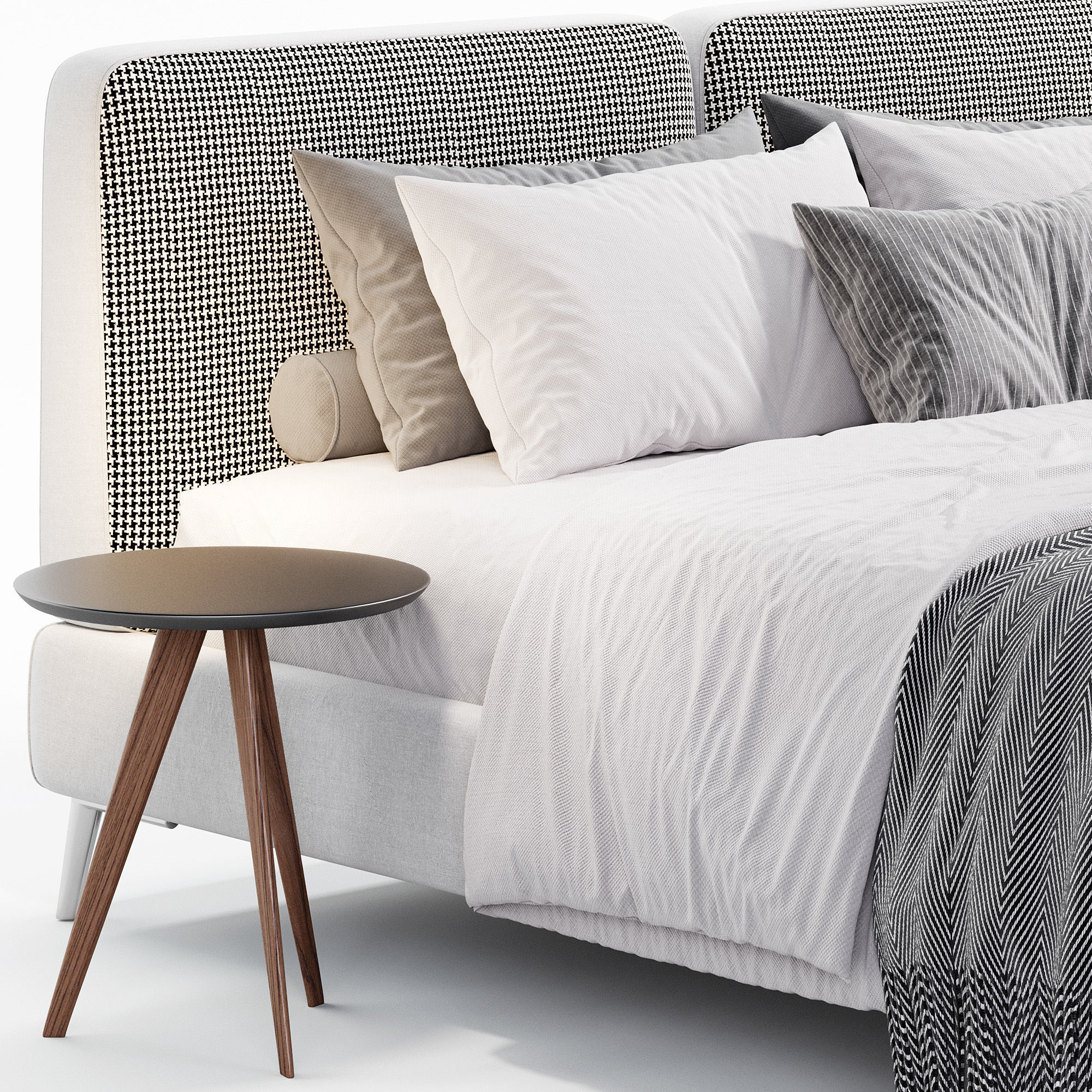 Crone bed by Como Casa 3D model_2