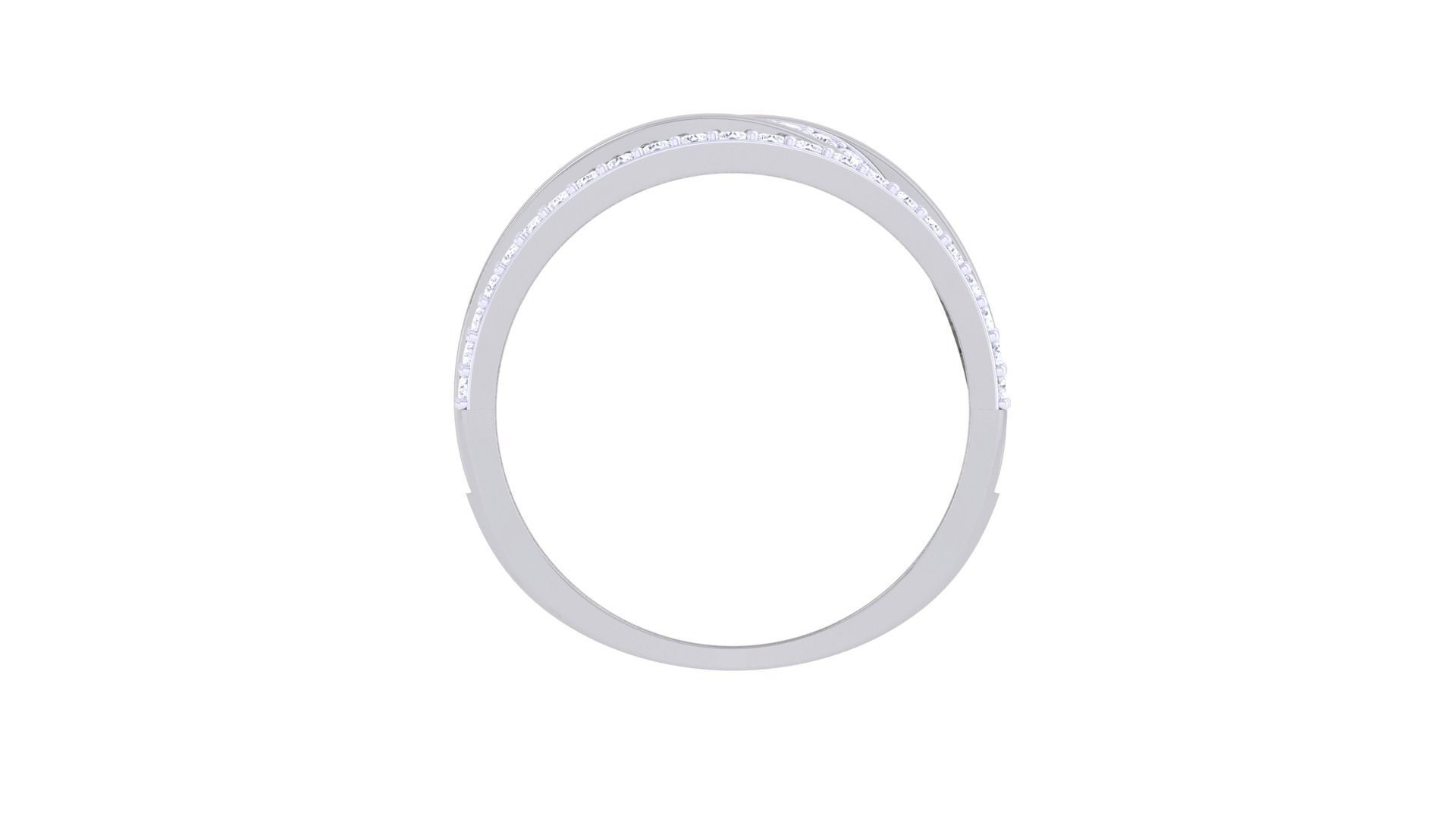 High Jewelry Diamond Cocktail Ring 3dm stl obj 3D print model_10