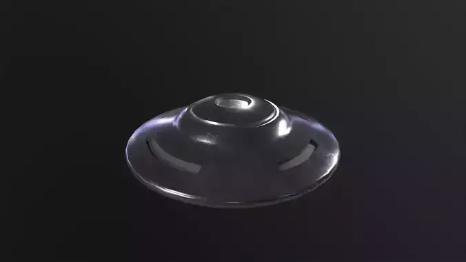 UFO Spaceship 3D Model