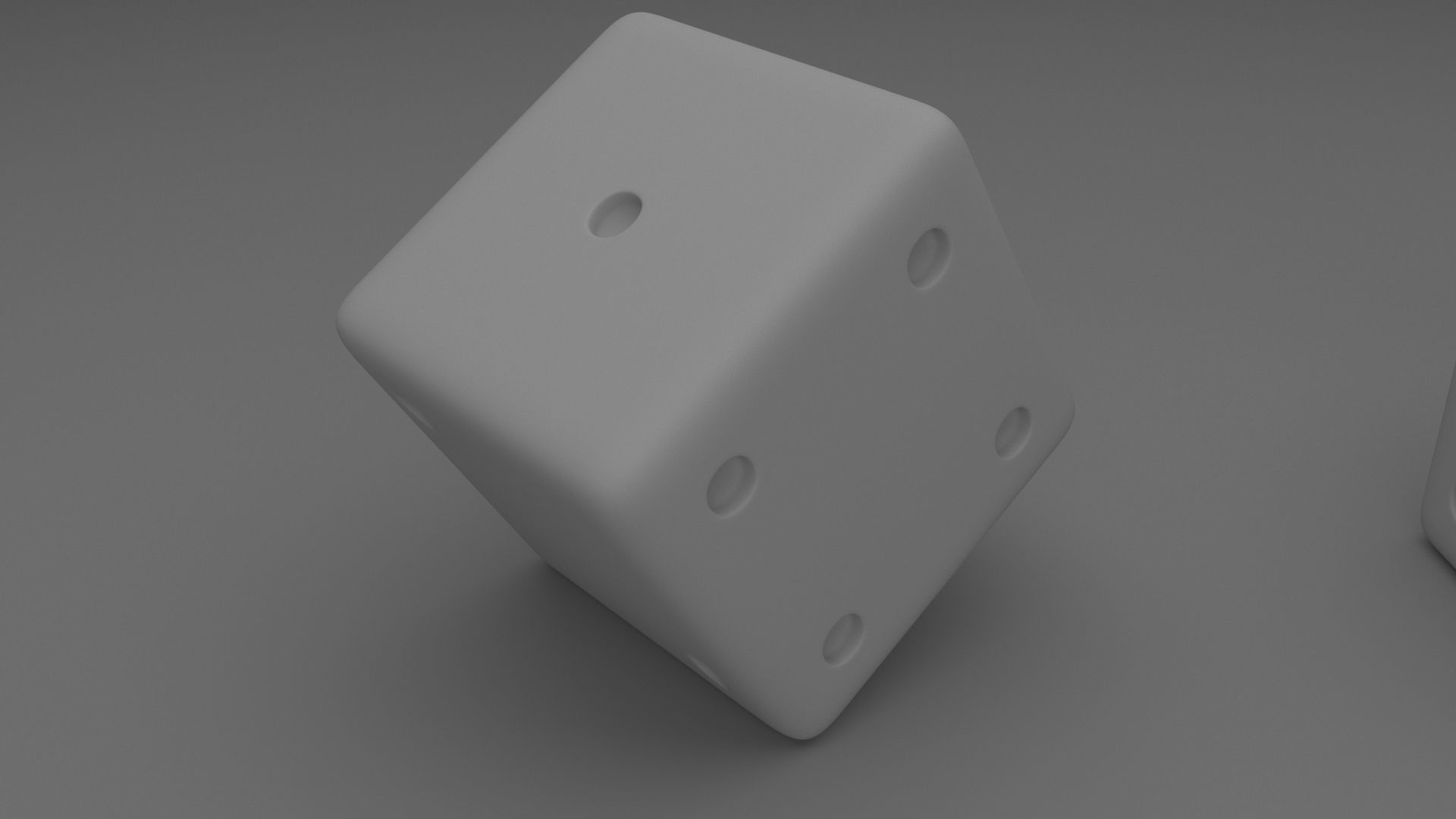 Red dice 3D model_11