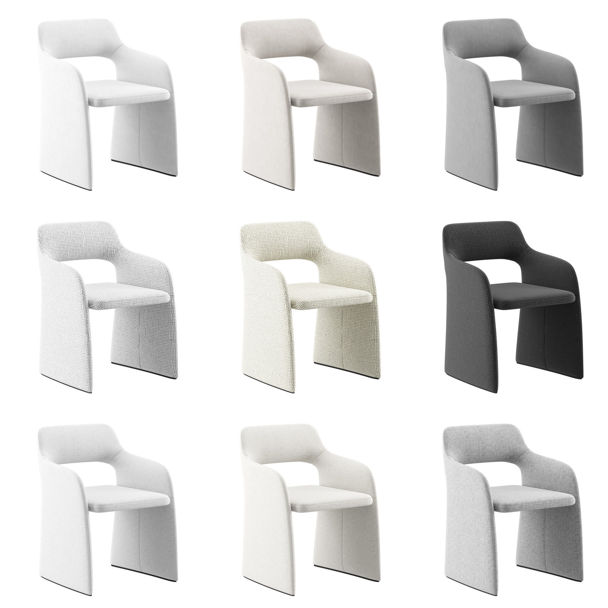 Echo Petite Chair 3D model_2