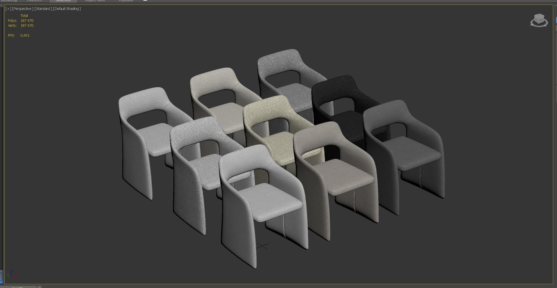 Echo Petite Chair 3D model_8