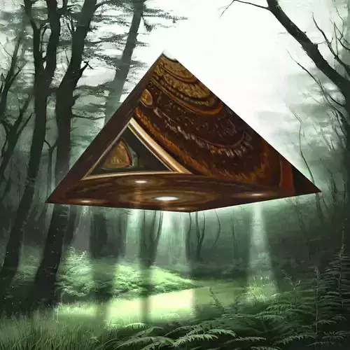 Pyramid UFO Extraterrestrial Alien Spaceship