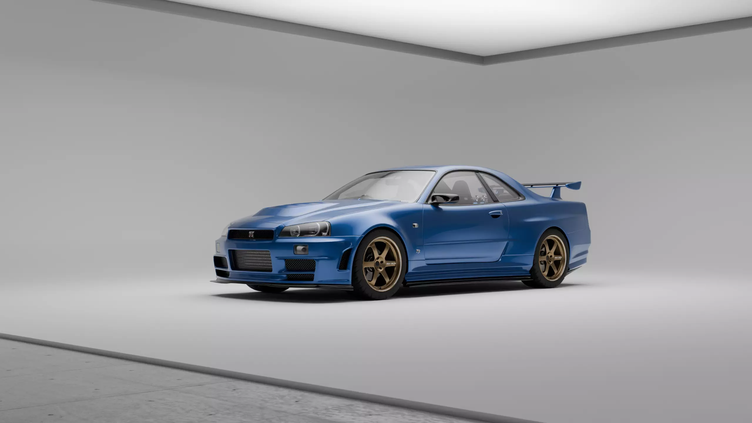 Nissan Skyline R34 GTR 3D model_0