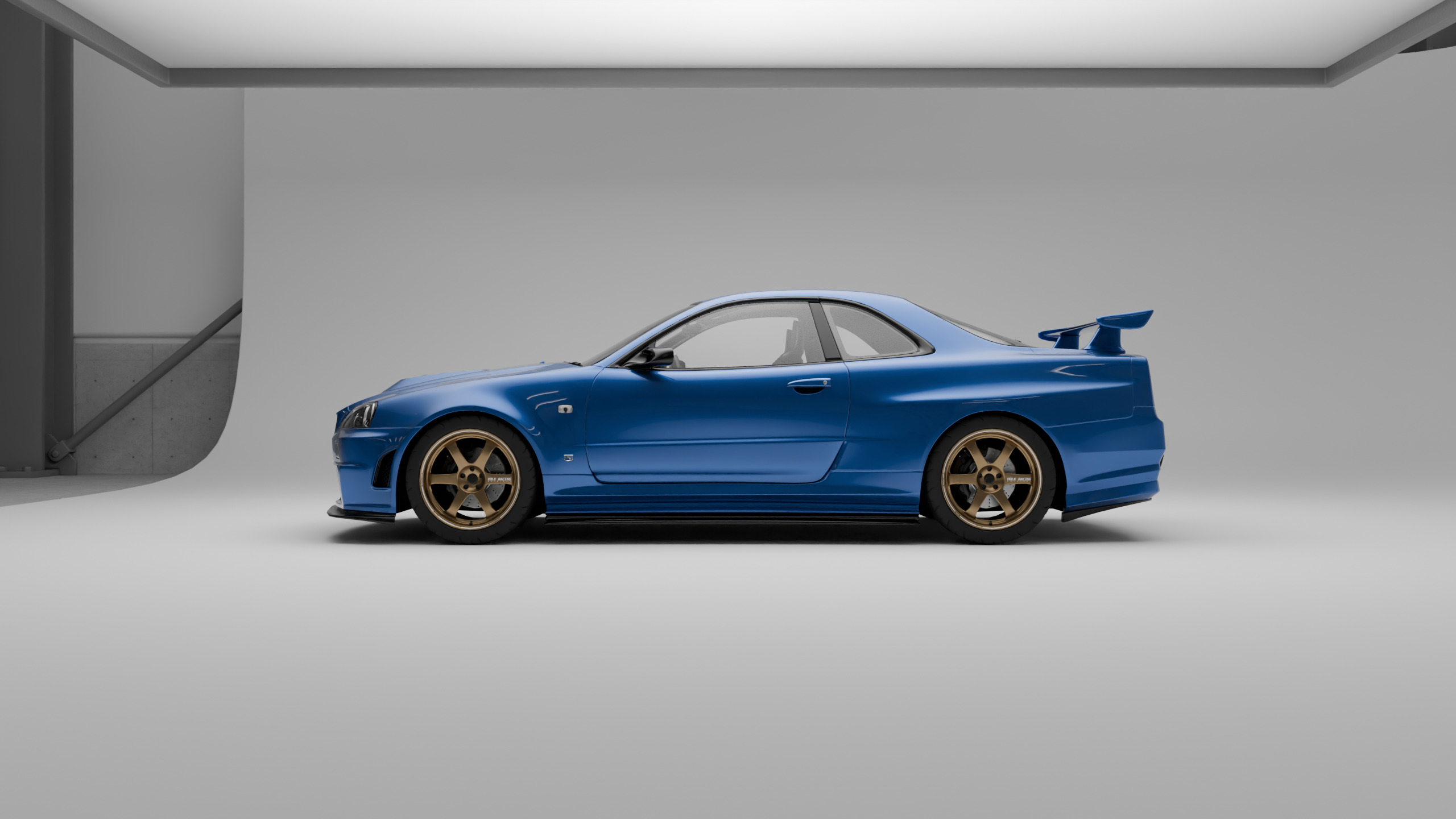 Nissan Skyline R34 GTR 3D model_1