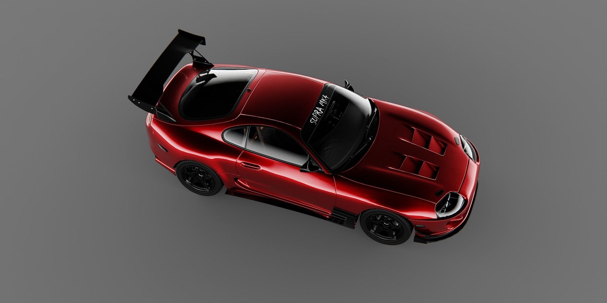 Toyota Supra MK4 Tuned 3D model_4
