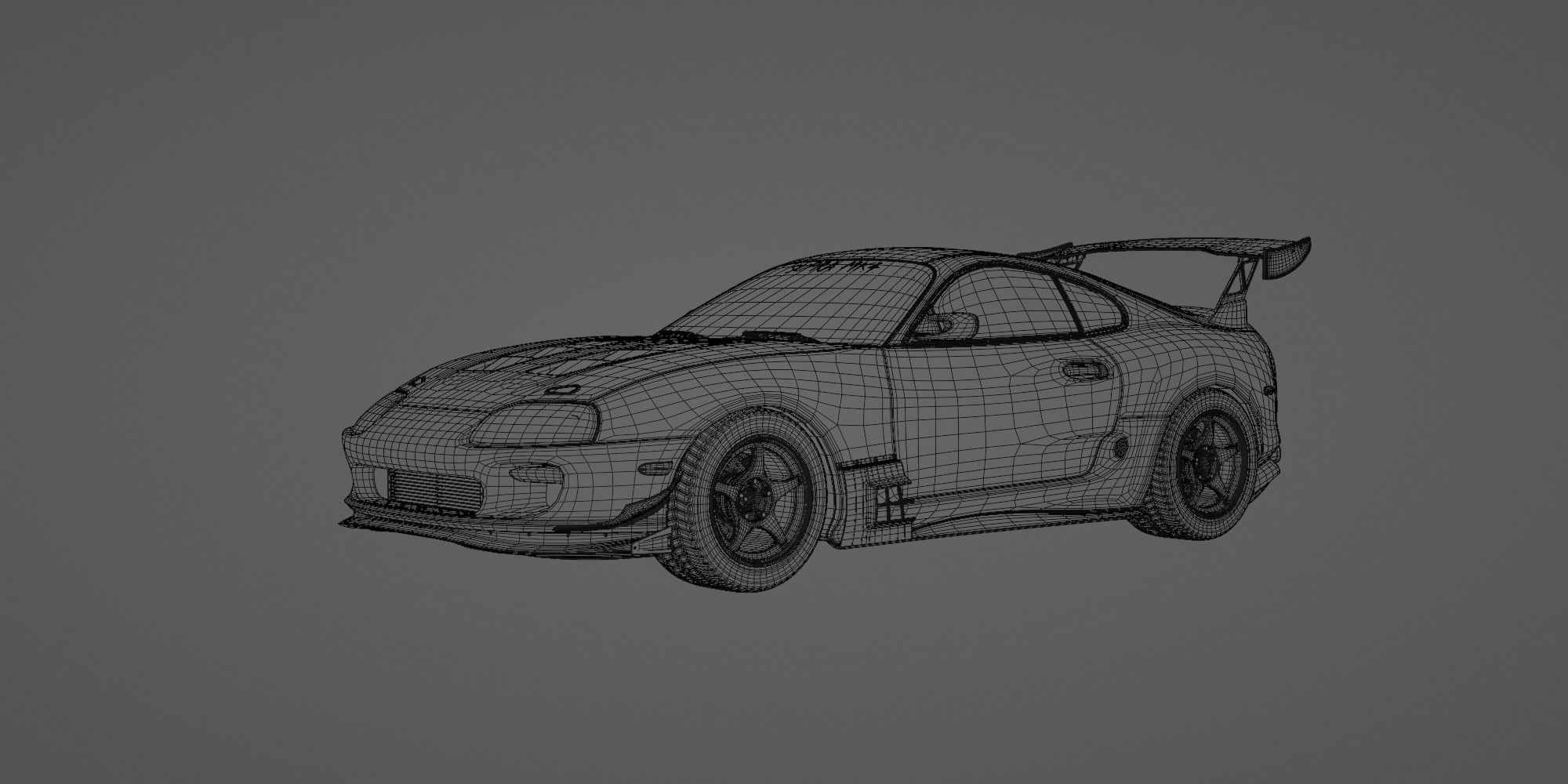 Toyota Supra MK4 Tuned 3D model_7