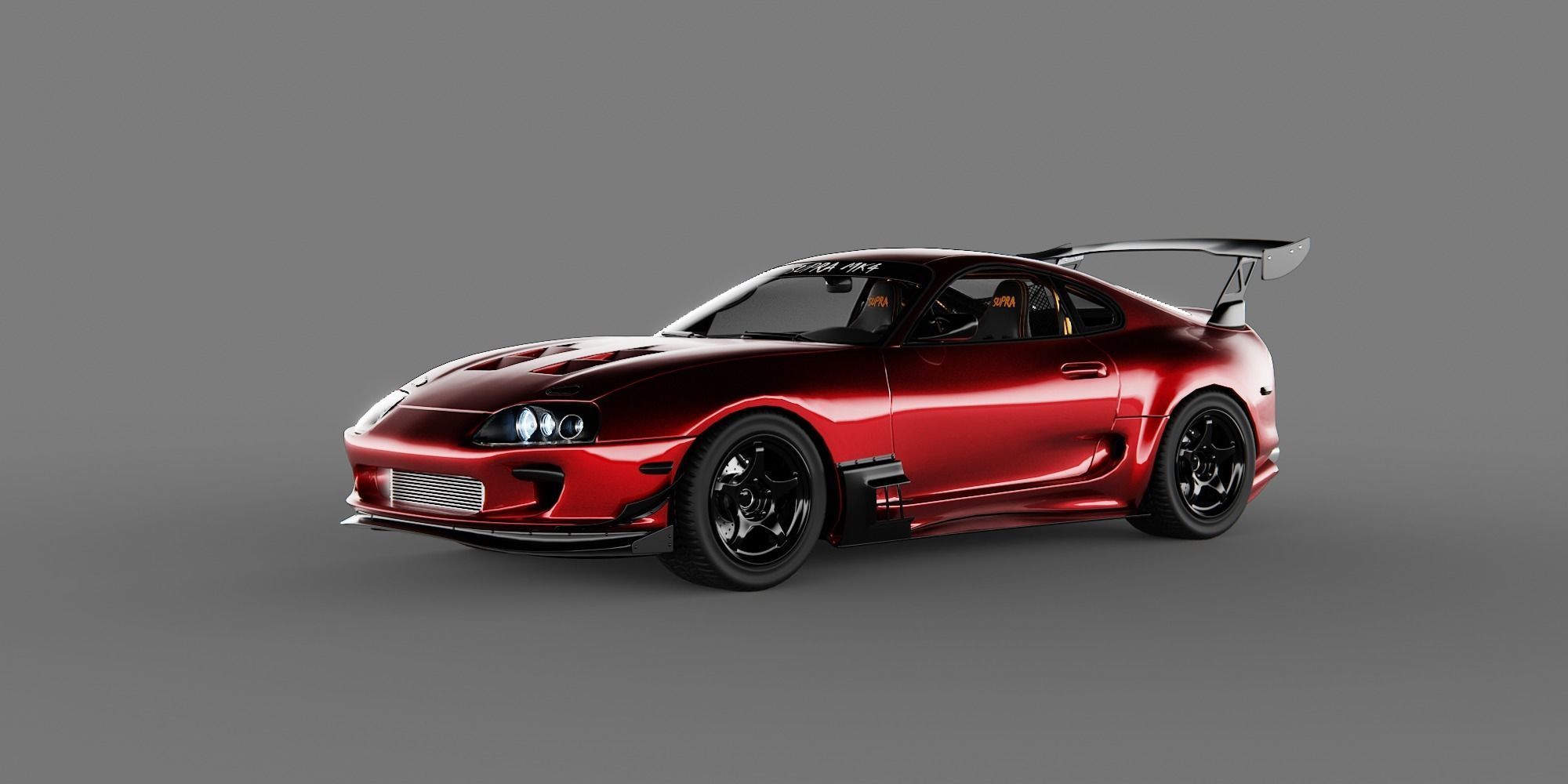 Toyota Supra MK4 Tuned 3D model_2