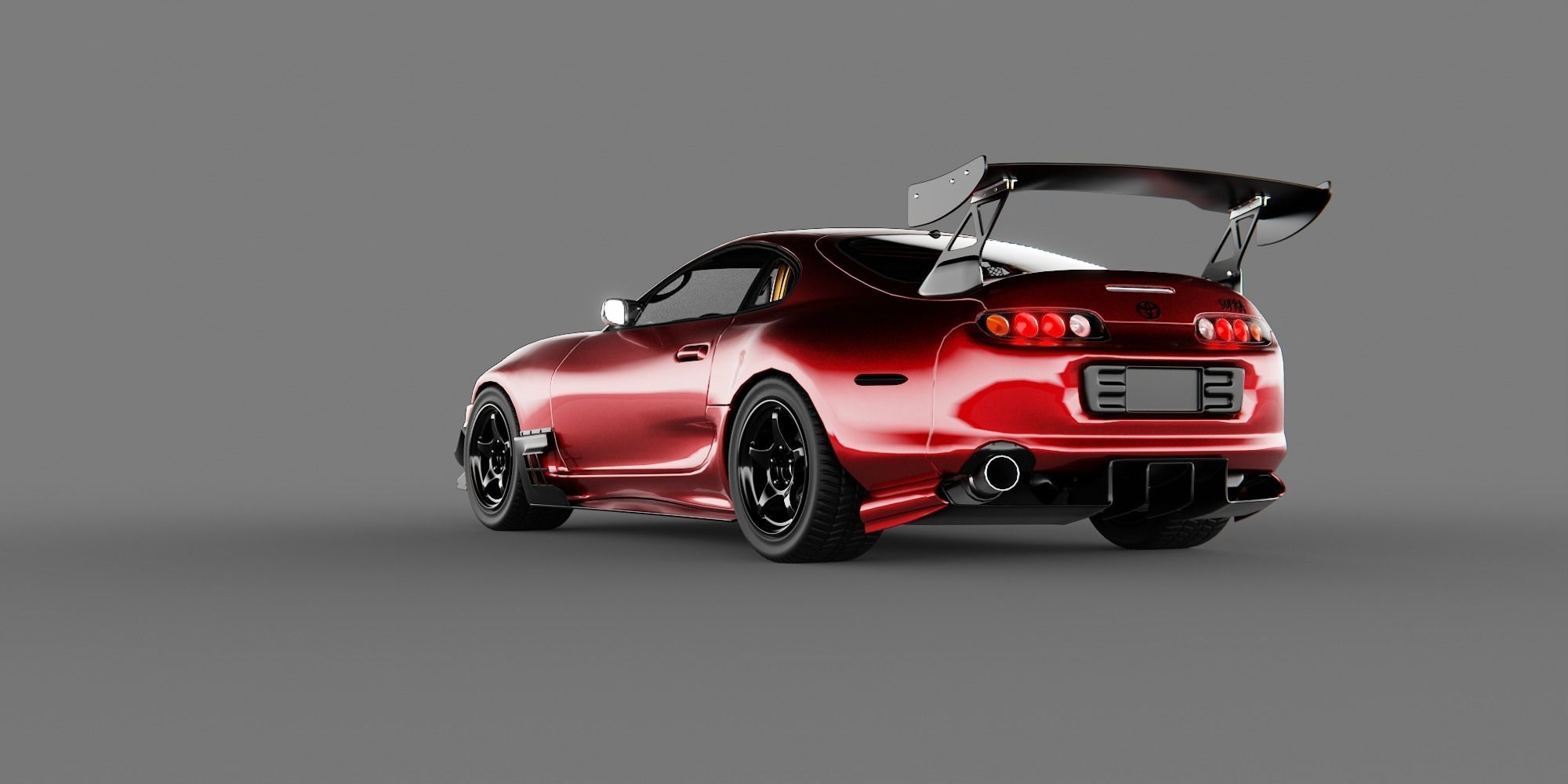 Toyota Supra MK4 Tuned 3D model_3