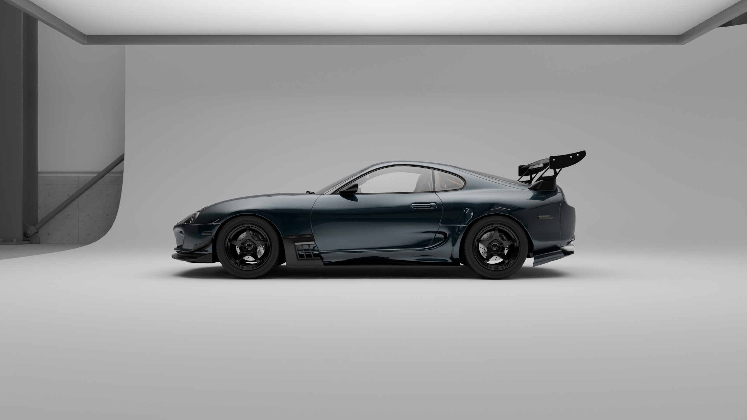 Toyota Supra MK4 Tuned 3D model_1