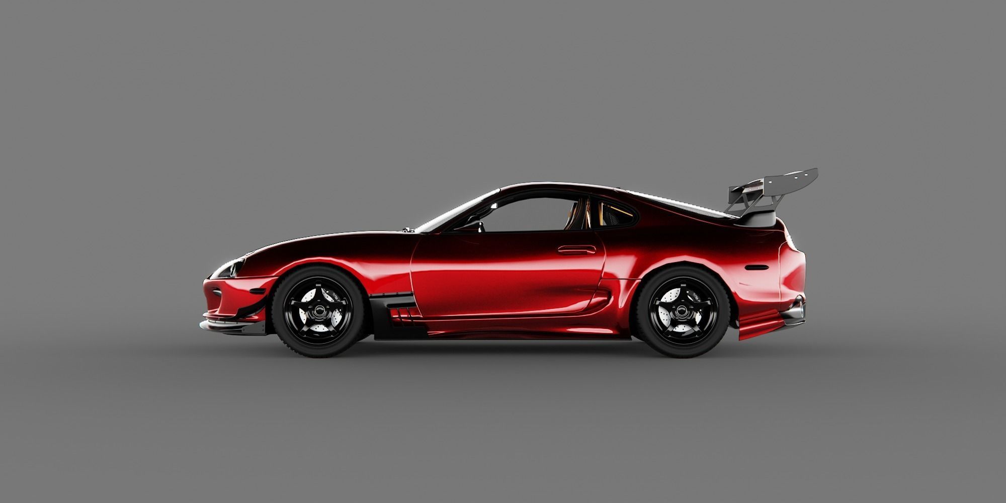 Toyota Supra MK4 Tuned 3D model_6