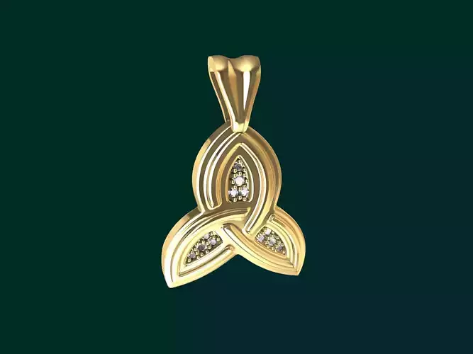Celtic Knot pendant 105 stl verified